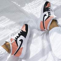 Custom Air Jordan 1 Rust Pink Painted Sneakers
