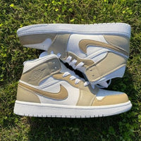 Custom Air Jordan 1 Mid Cream