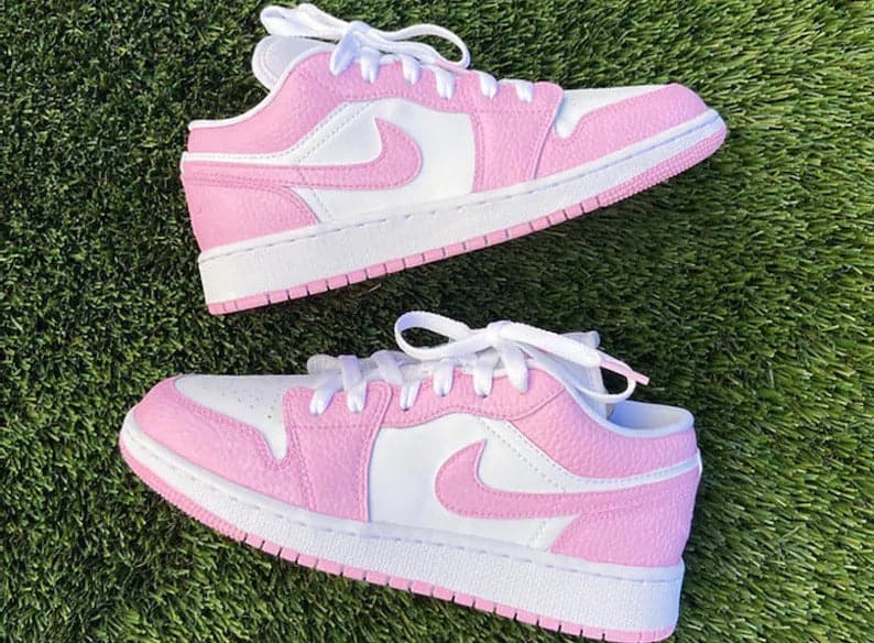 Custom Pink Nike Air Jordan 1