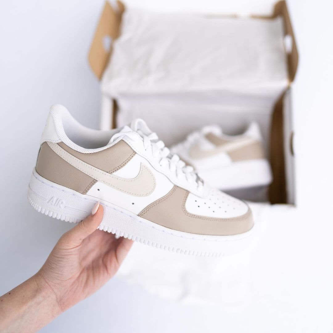 Custom Cream Air Force 1