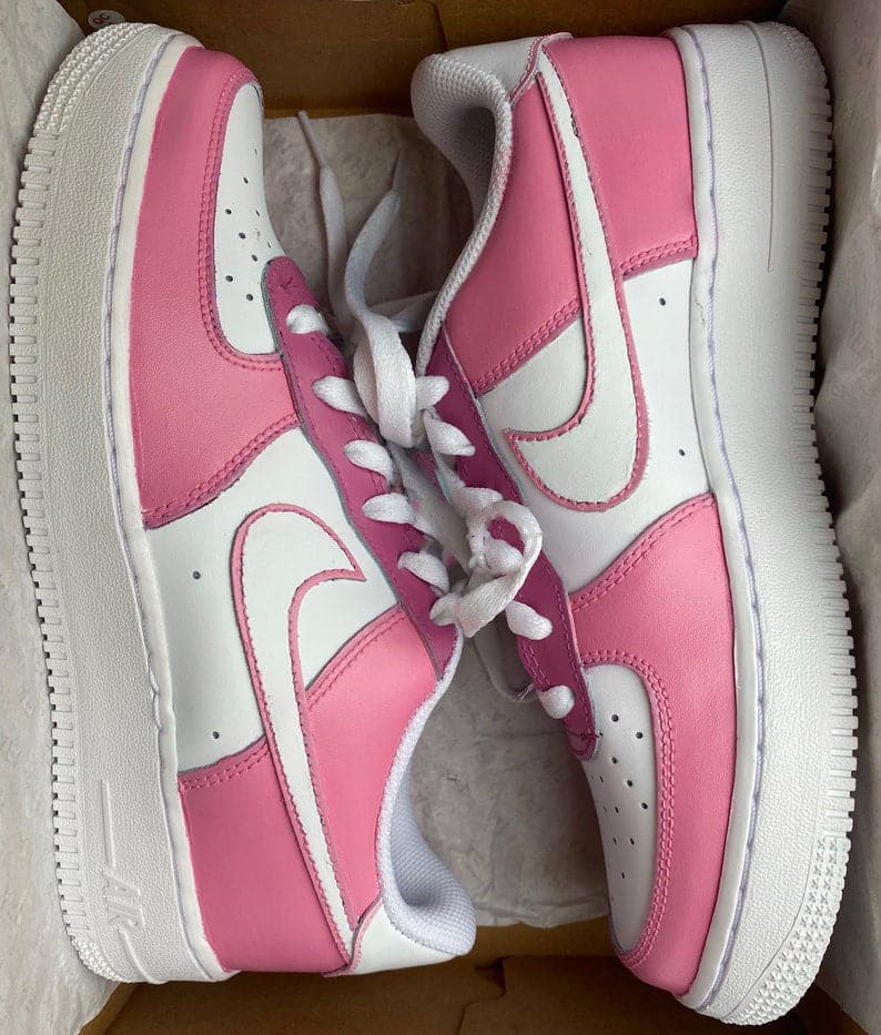 Nike Air Force 1 X Raspberry Pink With Tick