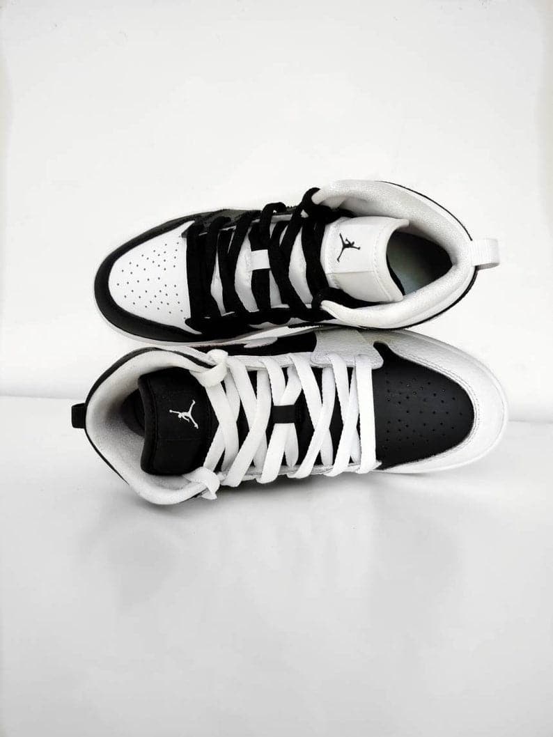 Custom Nike Air Jordan 1 Yin Yang Asymmetric