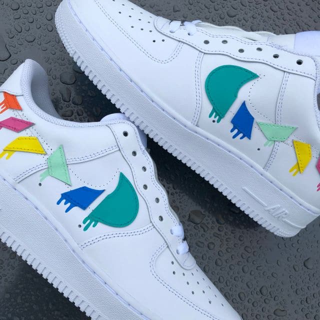 Custom Air Force 1 Drippy Destroyed