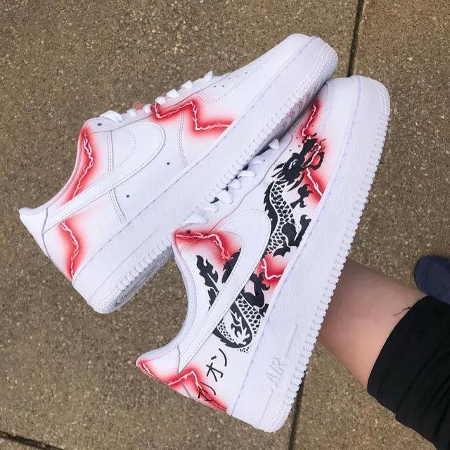 Custom Air Force 1 Black Dragons
