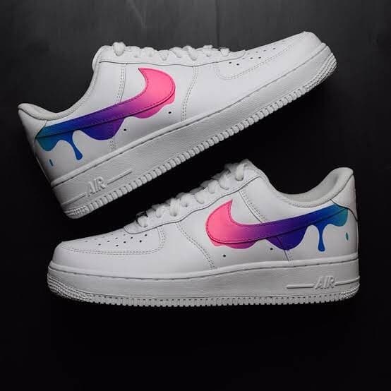 Colorful Drip Air Force 1