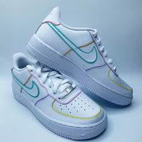 Pastel Outline Air Force 1 Water Resistant