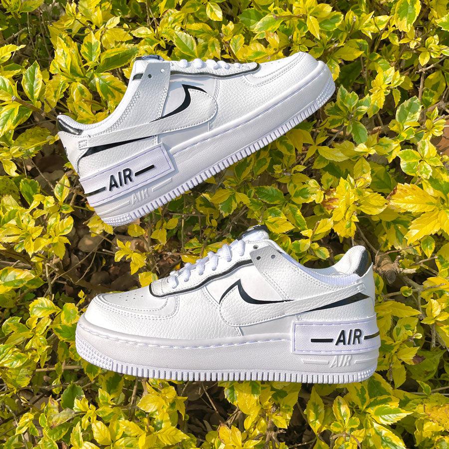 custom air force 1 shadow black