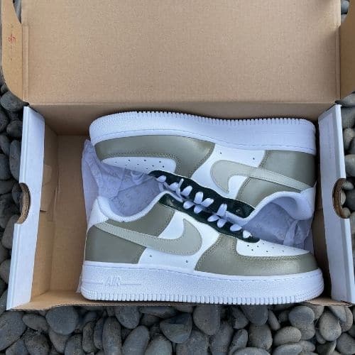 Custom Air Force 1 Olive Green