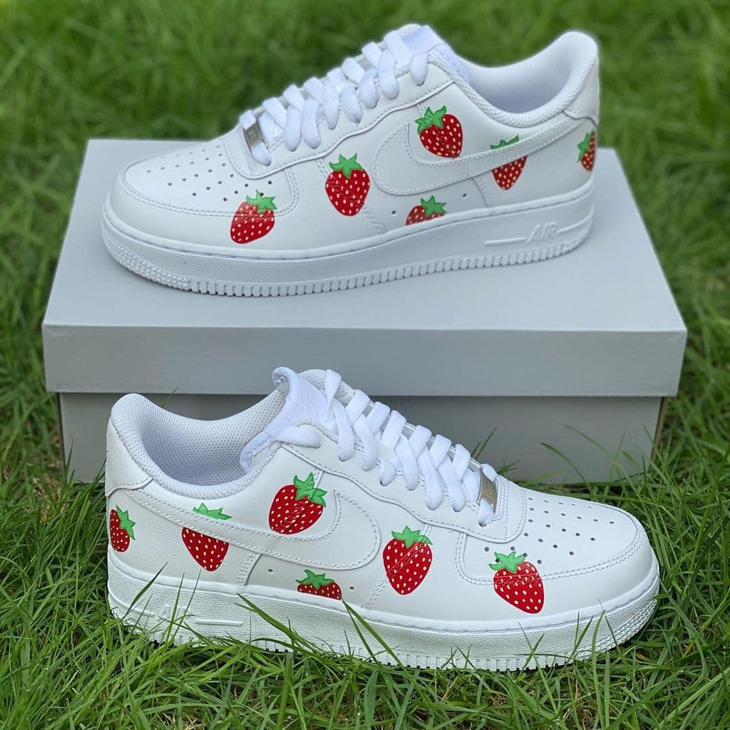 Strawberry Custom Air Force 1’s