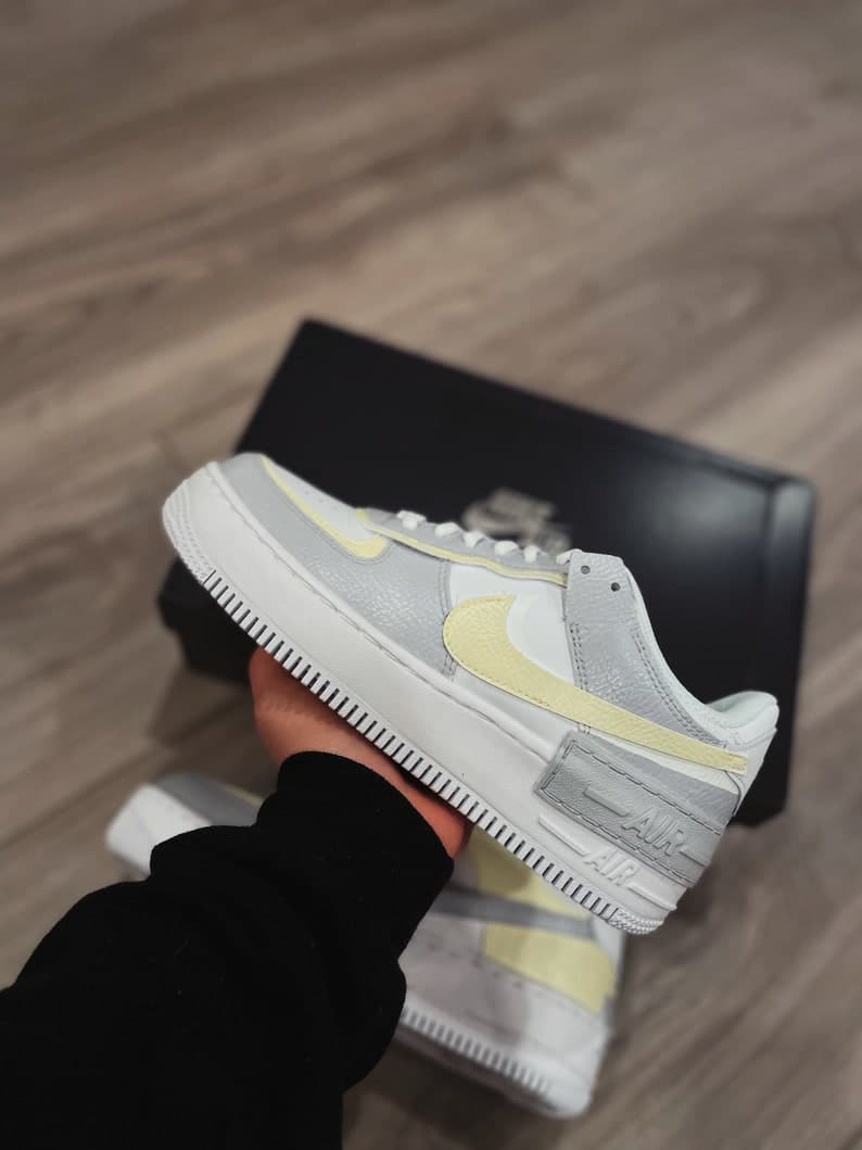 Lilac and Yellow Shadow AF1